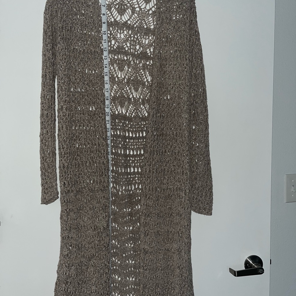 American Eagle Outfitters taupe boho Sweater